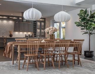 Oskar matgrupp ek 260x130cm med 8 Stol 1 