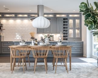 Oskar matgrupp ek 200x90cm med Björke stolar