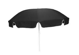 Beach parasoll 180 cm vit/svart