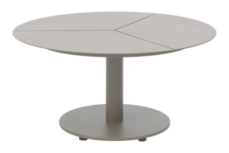 Peace lounge ø80 h40cm light grey