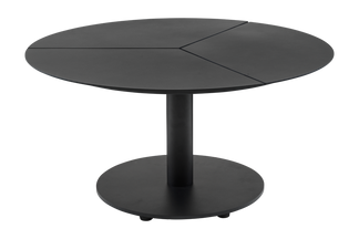 Peace lounge ø80 h46cm svart