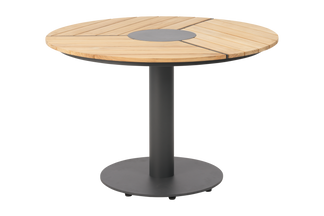 Peace wood ø110 h73cm antracit/teak