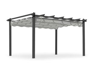 Skanör pergola 300x400 cm grå