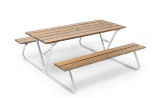 Picnic bastant utan rygg brun