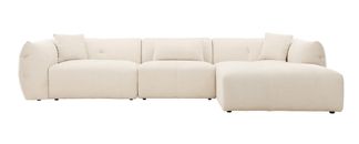 Positano hörnsoffa beige 