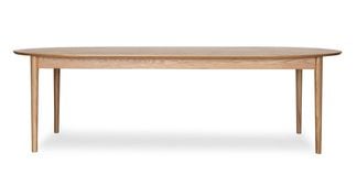 Oskar matbord 260x130cm ovalt ek