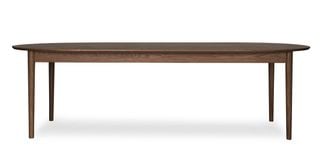 Oskar matbord 260x130cm ovalt smoked oak