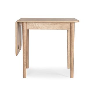 Oskar klaffbord 80x80cm vitoljad ek