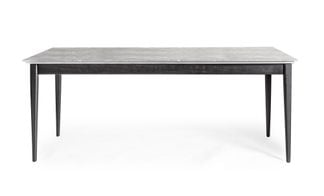 Marble matbord 180x90cm grå/svart