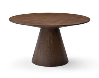 Float matbord D137cm Smoked oak