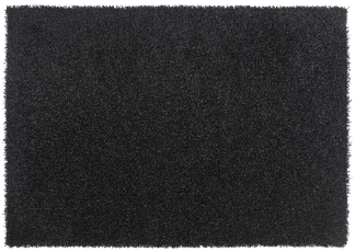 Fancy ryamatta svart-135x195cm