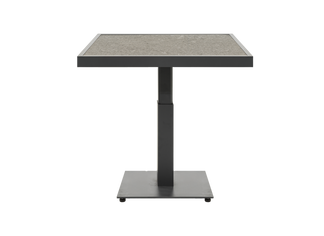 Scale 85x85 h49-73cm antracit/grå keramik