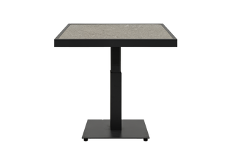 Scale 85x85 h49-73cm svart/grå keramik