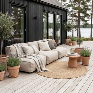 Skärgård beige 3st 1-sitsar