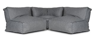 Skärgård hörnsoffa antracit