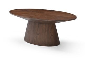 Float soffbord ovalt smoked oak