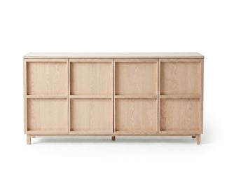 Stockholm sideboard vitpigmenterad med toppskiva 