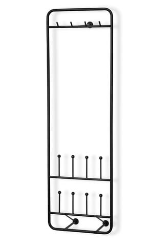 TOWN Klädförvaring vägghängd svart metall