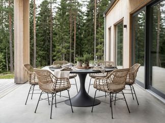 Tropez matbord med Beddinge stolar