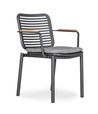 Valbonne karmstol antracite