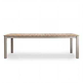 Valbonne matbord teak beige