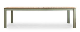 Valbonne matbord teak grön