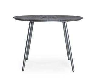 Vaxholm matbord D105cm grå/svart