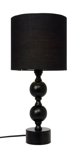 Pompa svart bordslampa