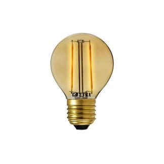 E27 Filament 2W Klot Amber
