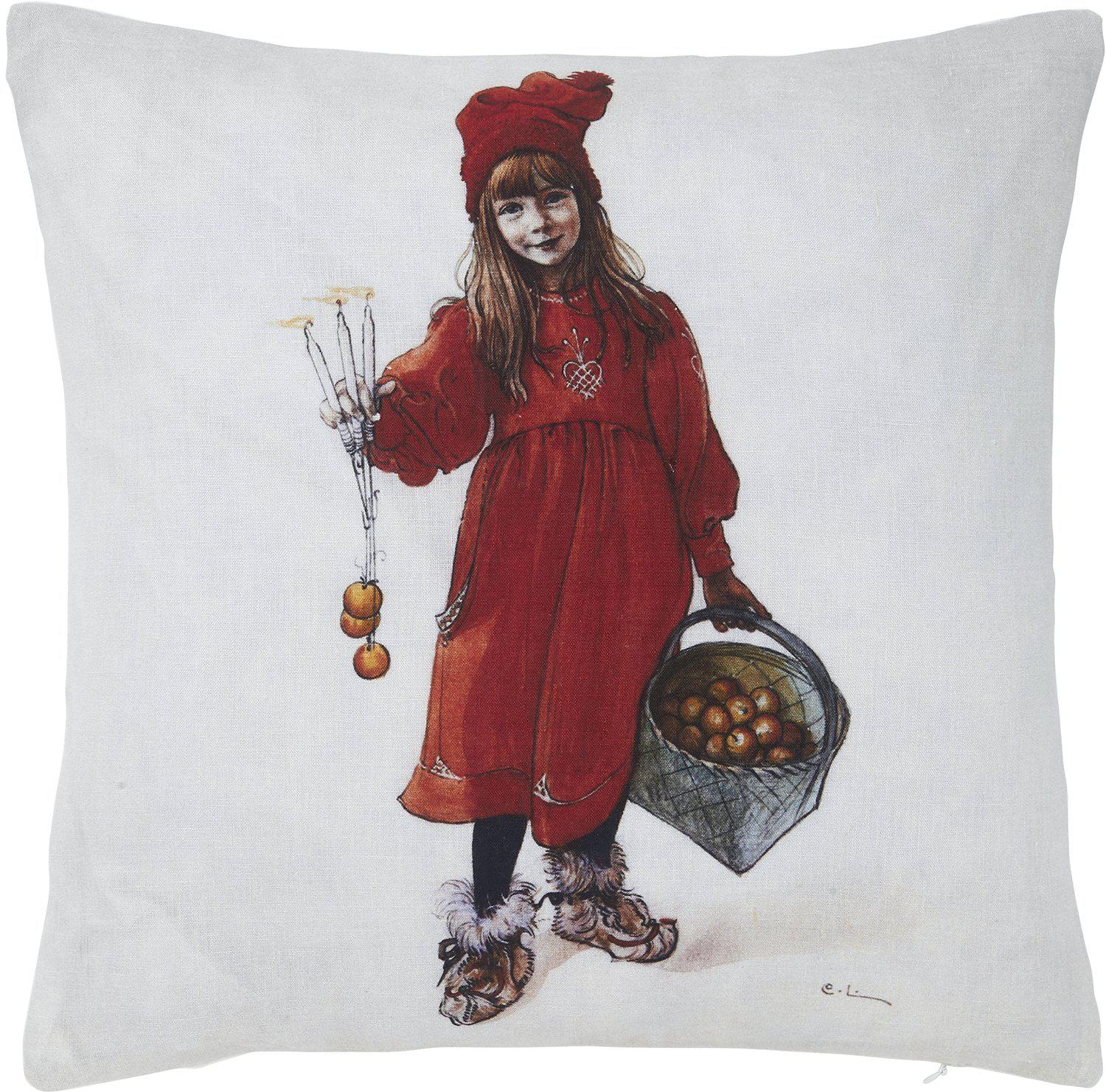 Idun Kuddfodral Röd 45x45cm