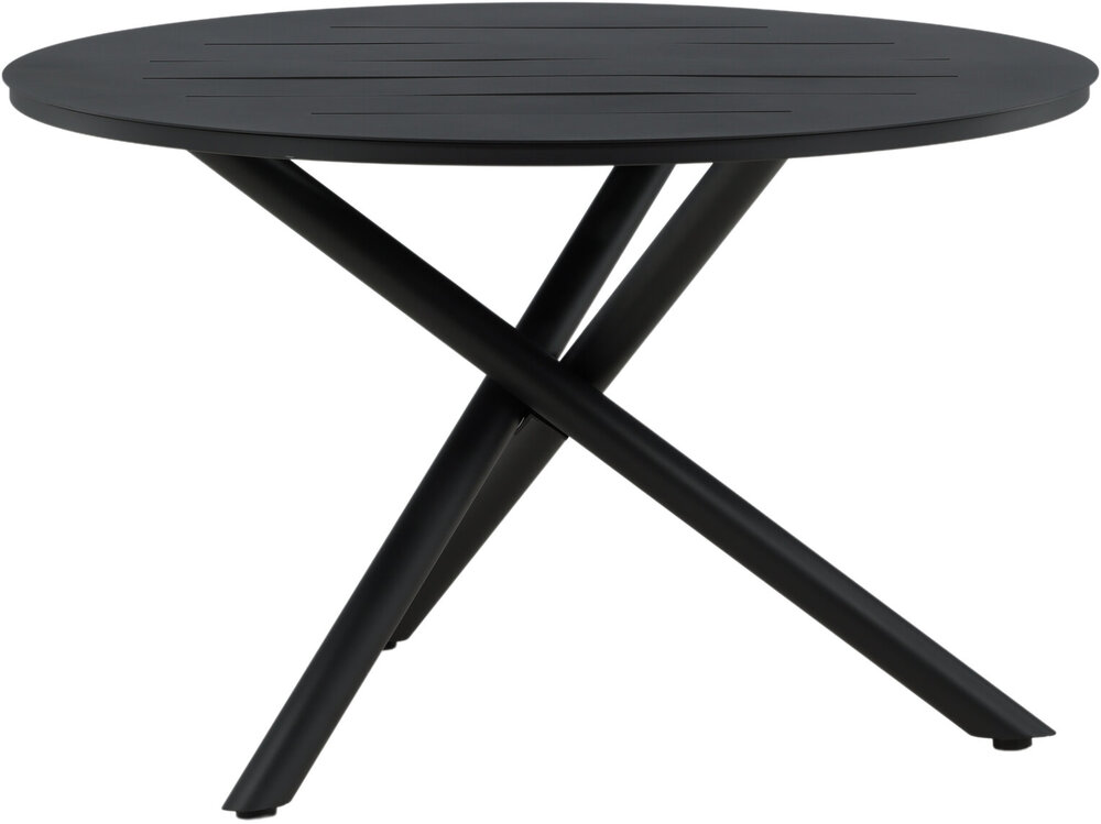 Alma bord svart ø120