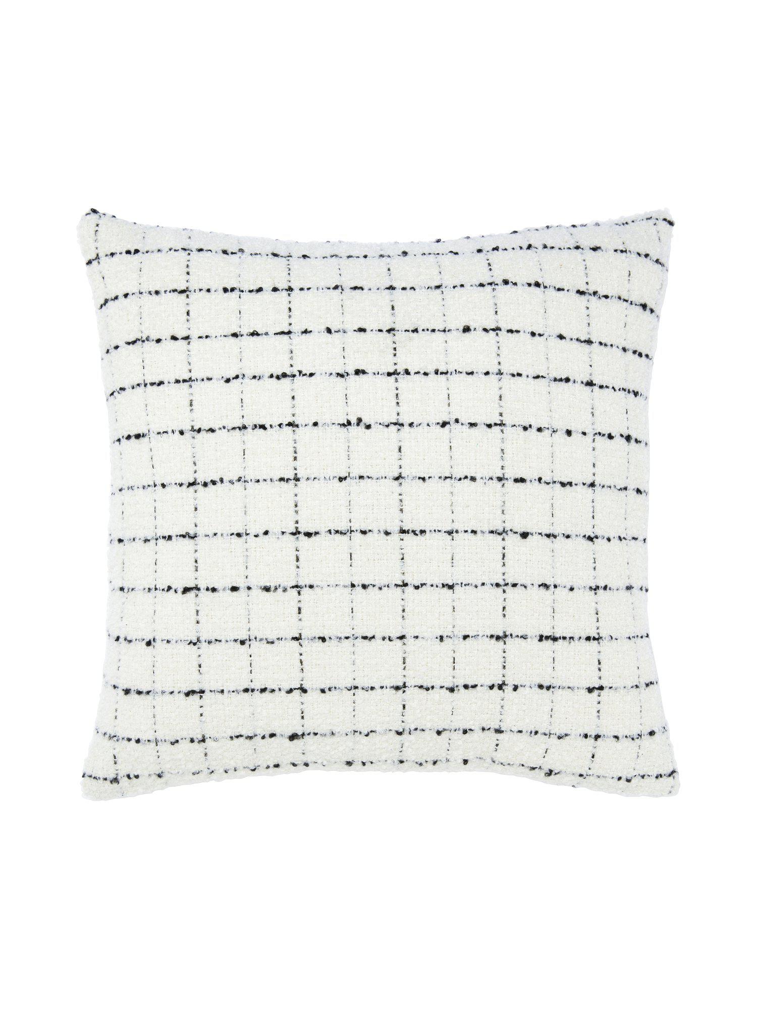 Karl Kuddfodral Svart/vit 45x45cm