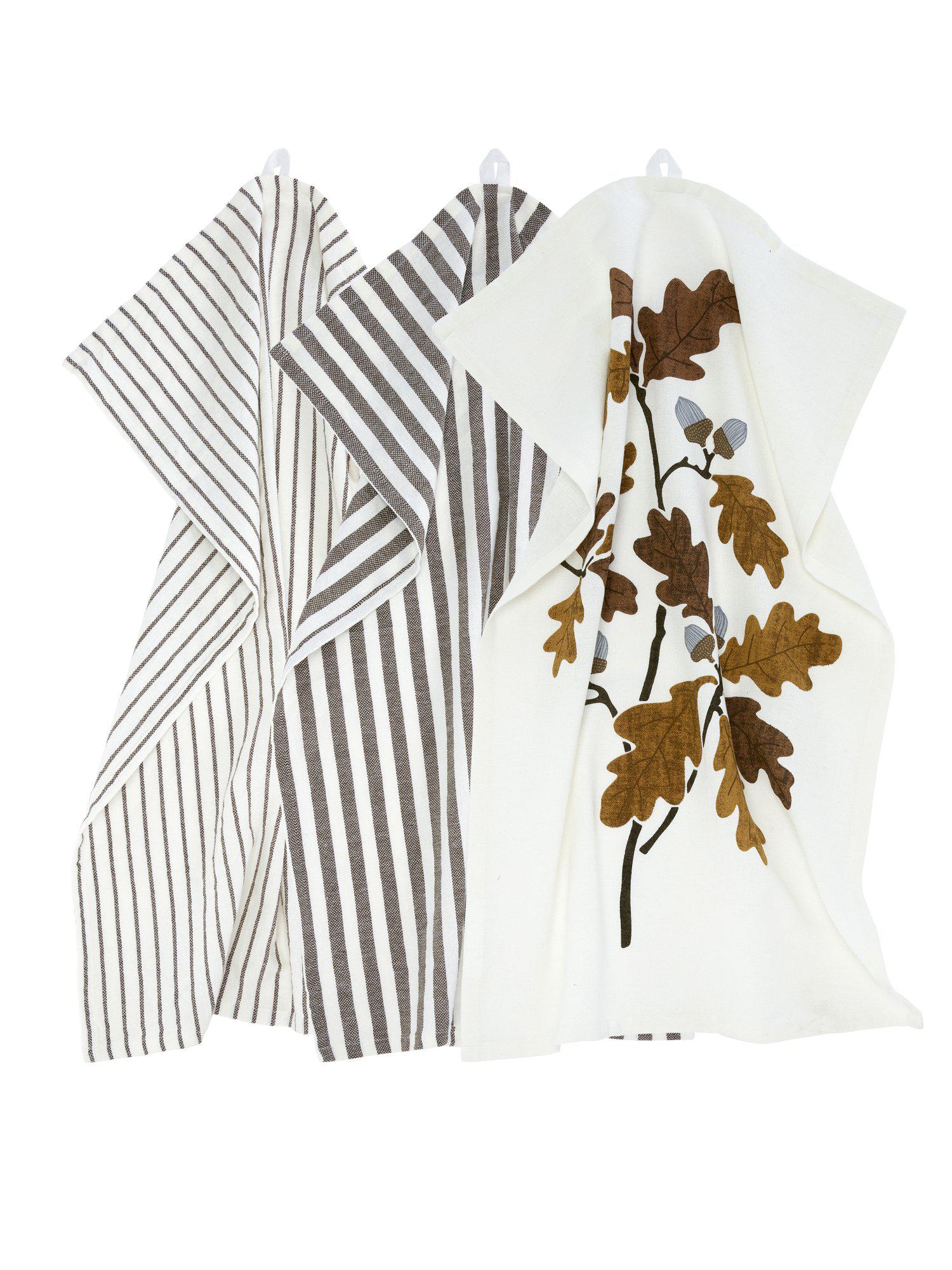 Gaby Kökshandduk 3P M Brun 3x47x70cm