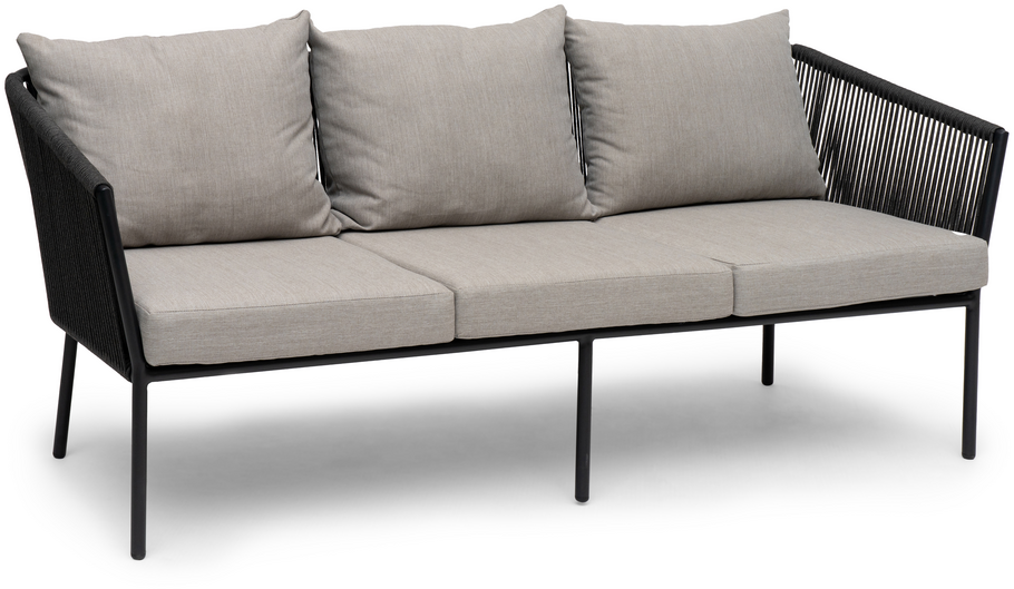 Lersund soffa svart/grå