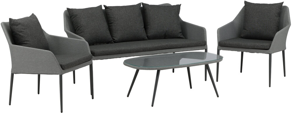 Spoga soffgrupp svart/grå