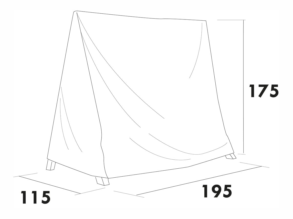 Hammockskydd marstrand 195x115x175 cm