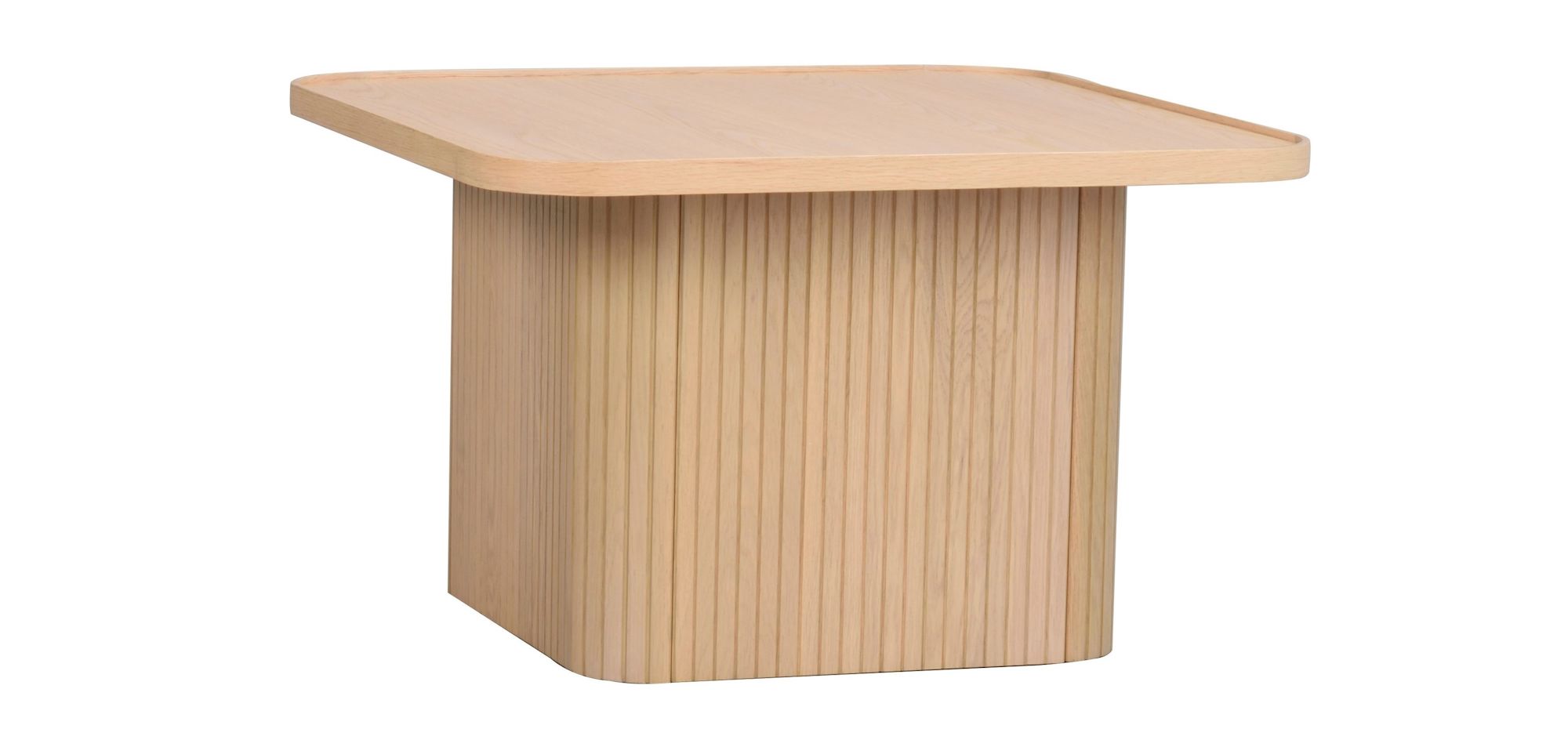 Sullivan soffbord 60x60 vitpigmenterad ek