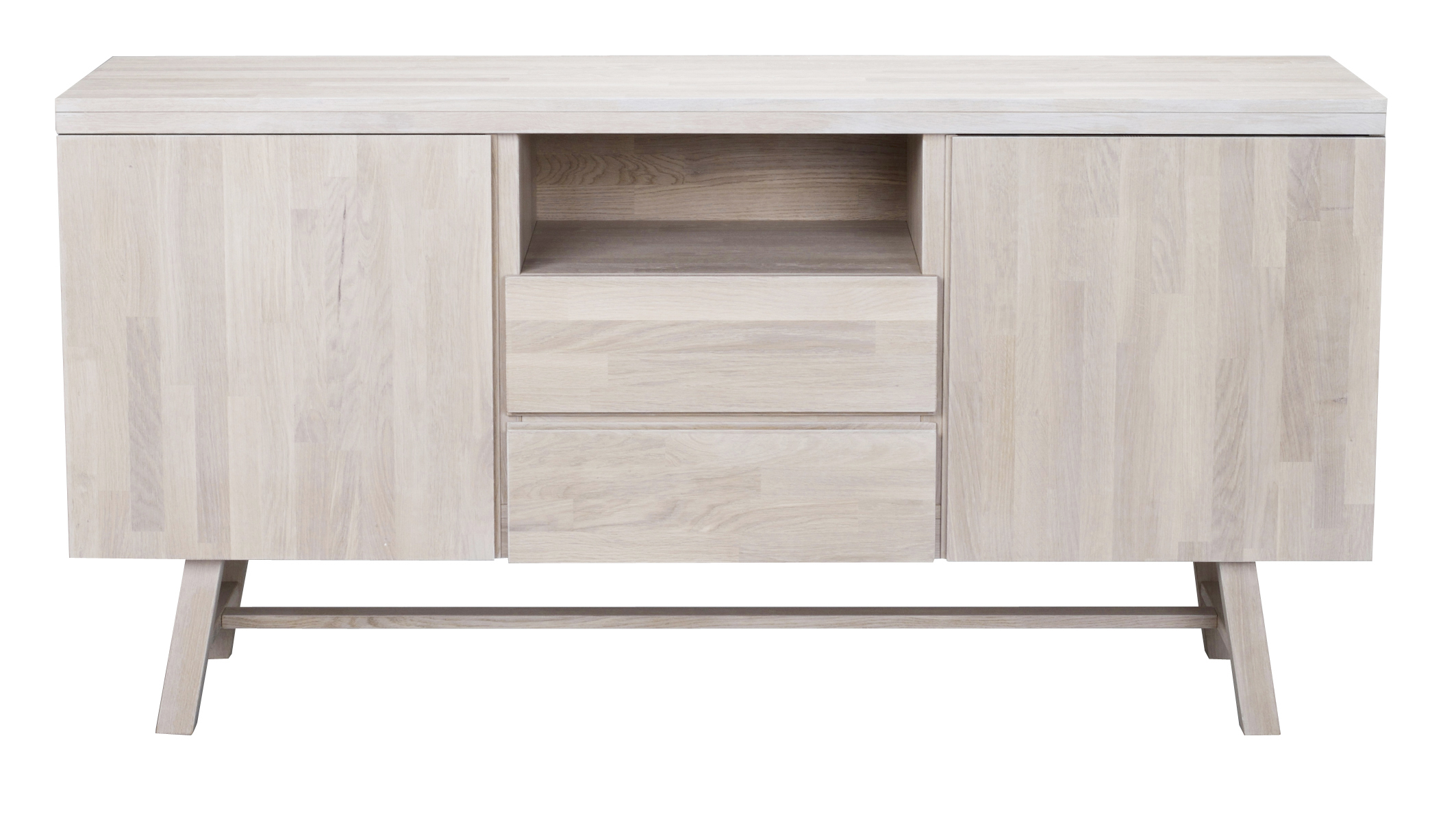 Brooklyn sideboard 160 vitpigmenterad ek