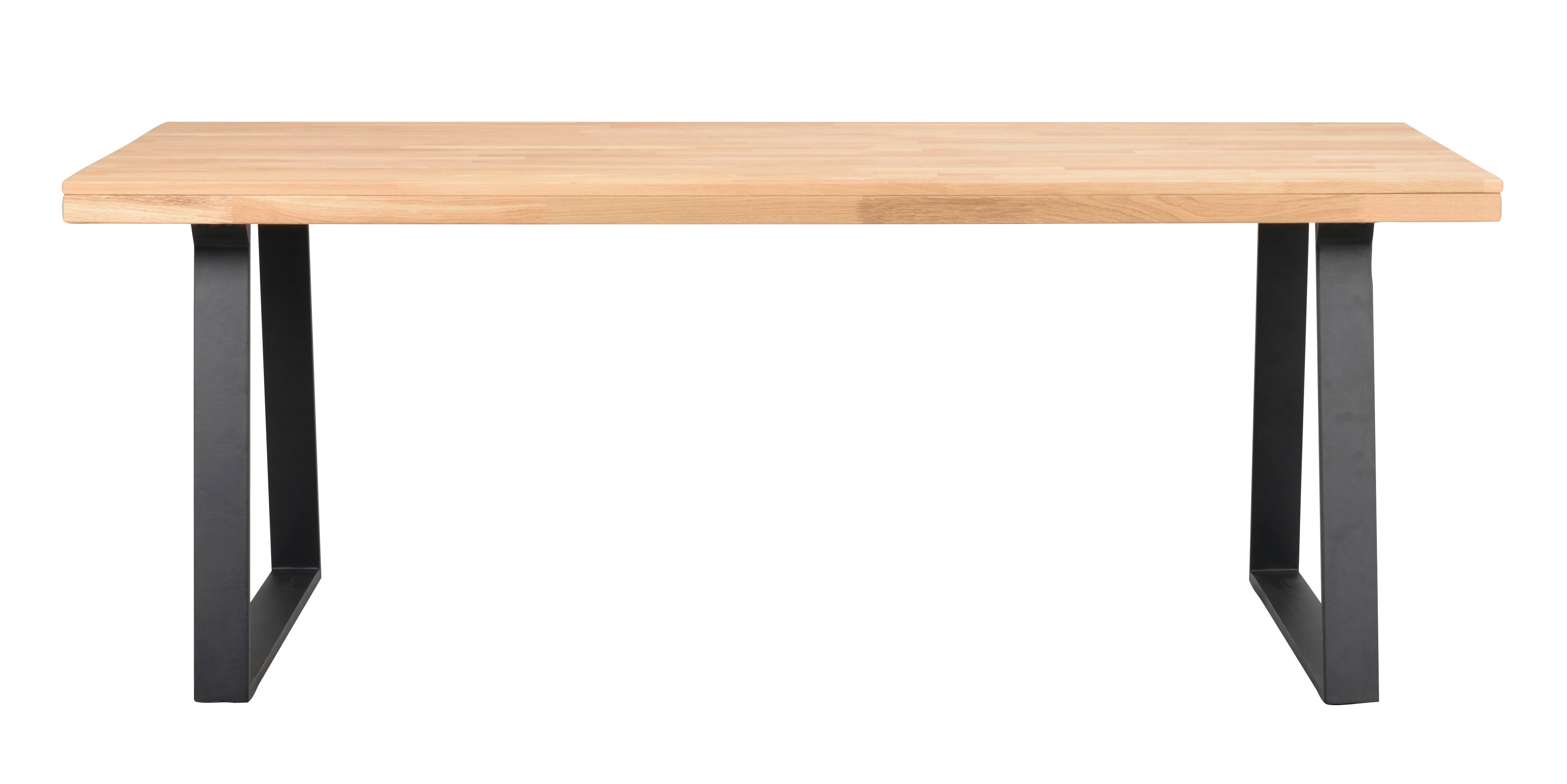 Brooklyn matbord 170x95 ek/U-ben svart met
