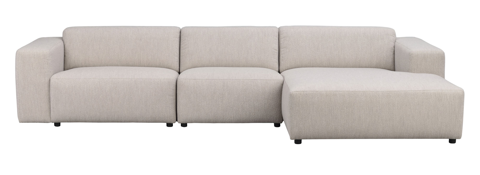 Willard 4-sits m schäslong hö ljusbeige