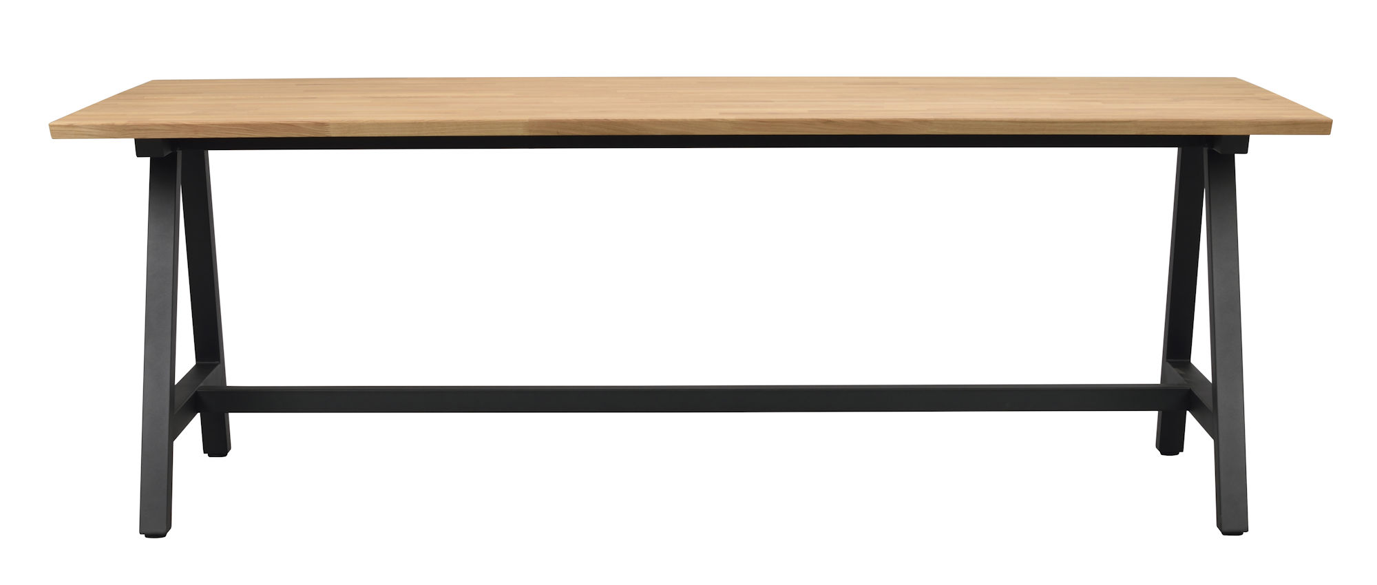 Carradale matbord 220 ek/A-ben svart metall