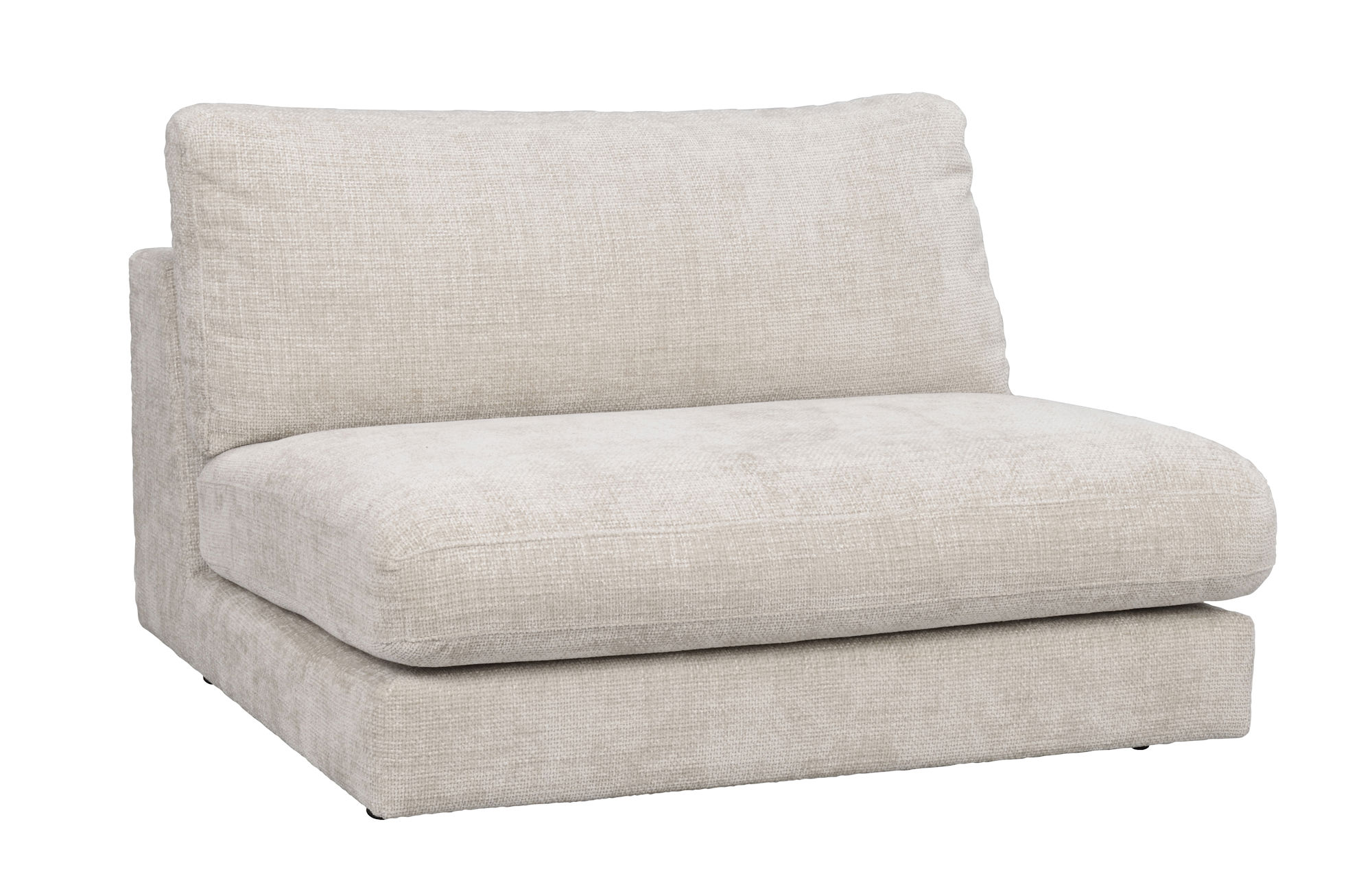 Duncan fåtölj/mittsits ljusgrå