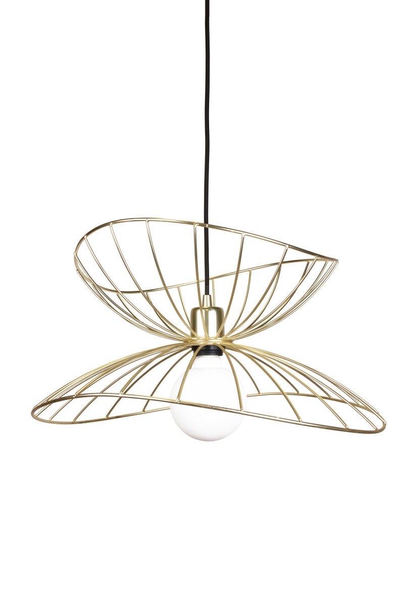 Pendel Ray 45 borstad mässing