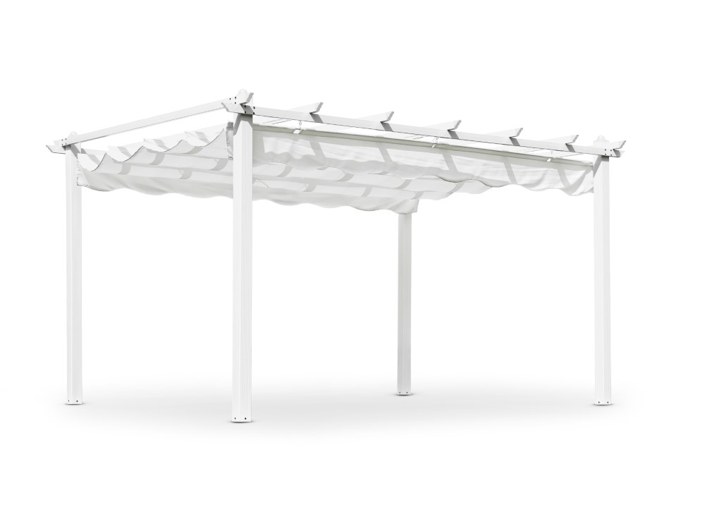 Skanör pergola 300x400 cm vit