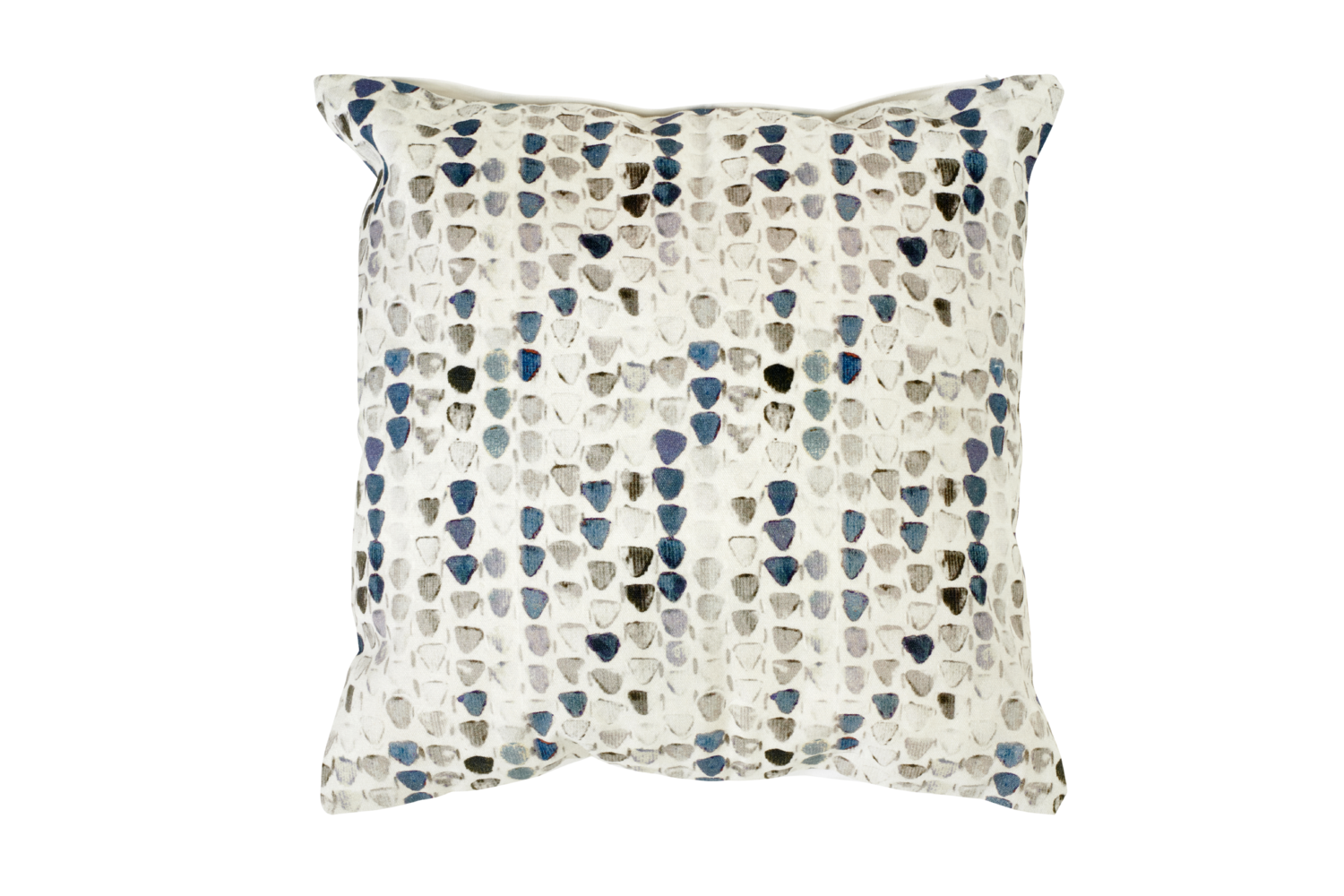 Bertrix kudde blå mönster