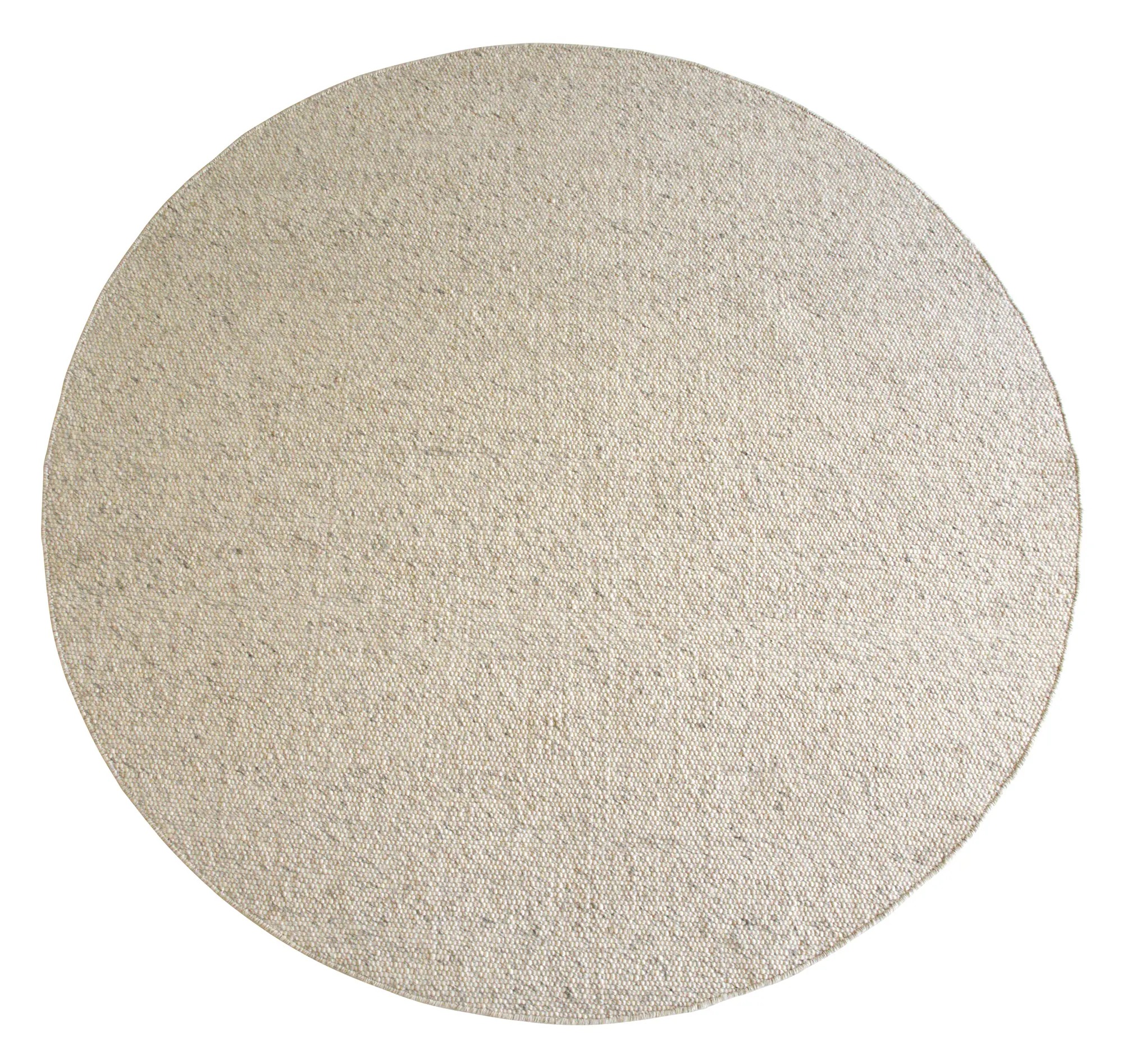 Auckland matta rund dia 250 beige ull