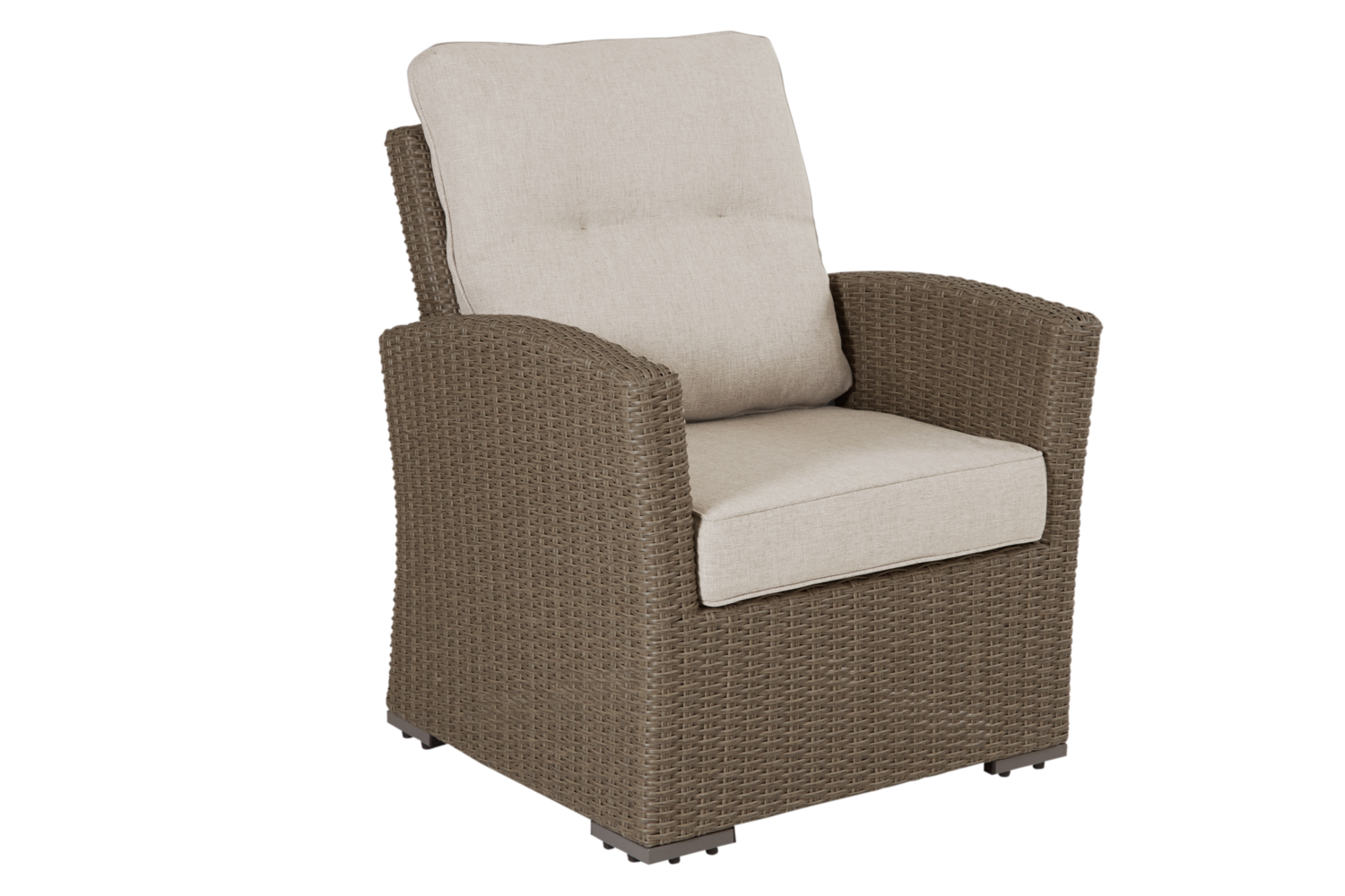 Ashfield fåtölj beige m dyna