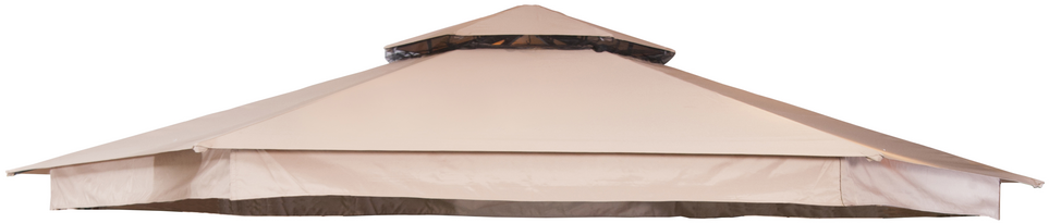 Luxor paviljongtak ø400 cm mörkbeige