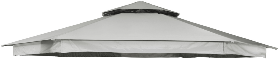 Luxor paviljongtak ø400 cm ljusgrå