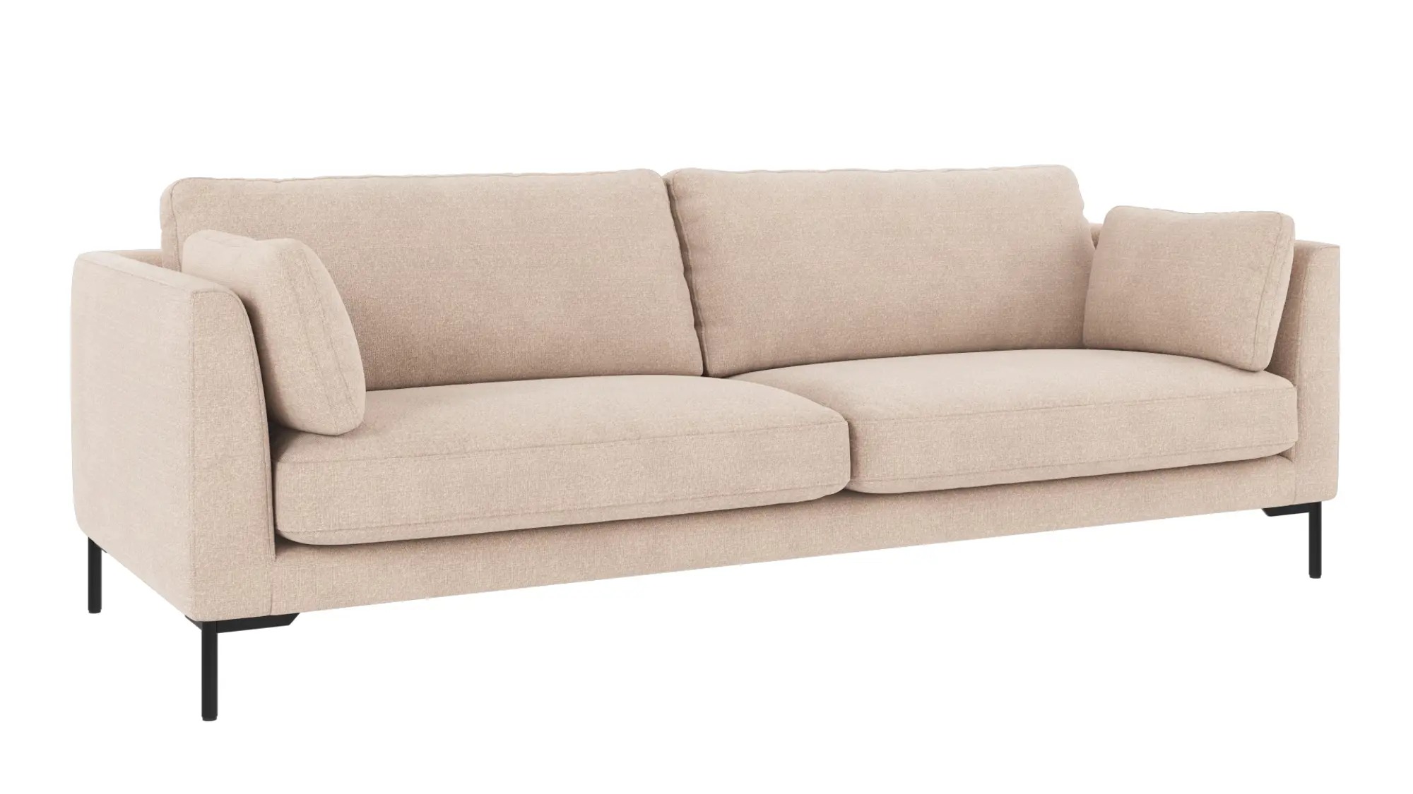 Corwin 3-sits ljusbeige Rita 01